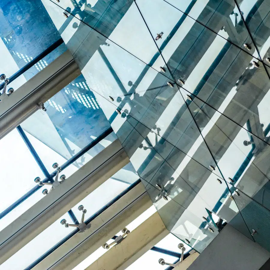 Structure en verre moderne